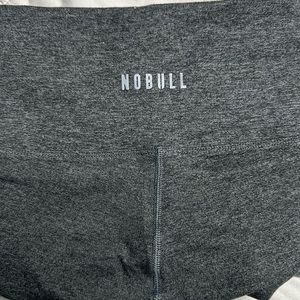 Nobull heather grey cropped leggings